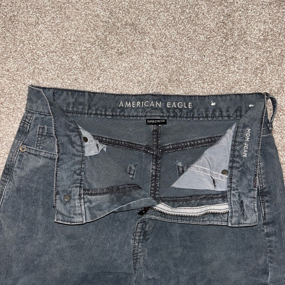 American Eagle Outfitters Women's Dark Gray Corduroy Pants